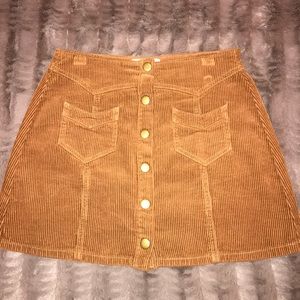 Kendall and Kylie Corduroy Skirt